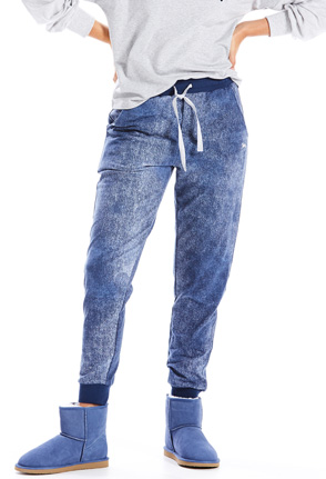 New Collection Threee’s Company | DENIM JERSEY JOGGER $79.95