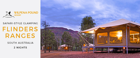 Safari-Style Glamping in the Flinders Ranges 2 Nights from AUD$499/room