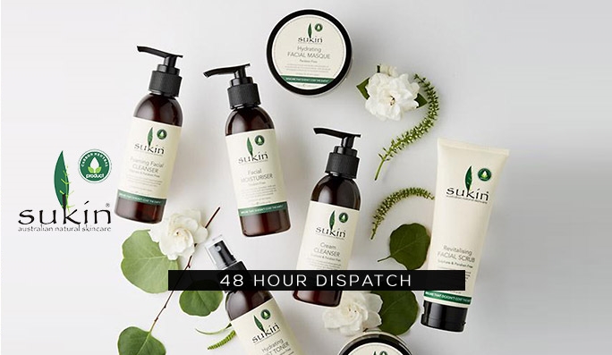 FREE GIFT WITH PURCHASE | Sukin Facial Moisturiser (Pump) 125ml only $5.95 (rrp $10.95)