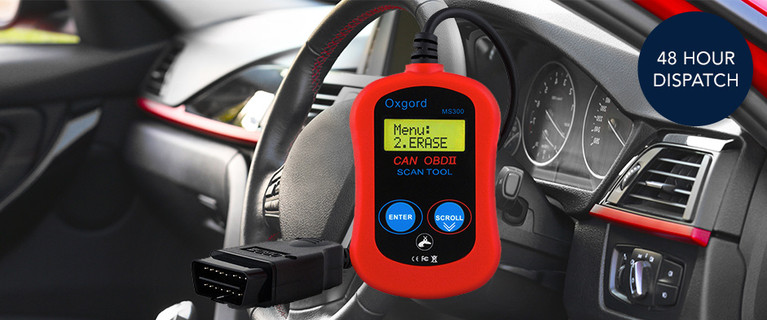 Save Time and Money on Repairs with Oxgord MS300 CAN OBD II Scan Tool! Compatible with Most Vehicles. Only $29