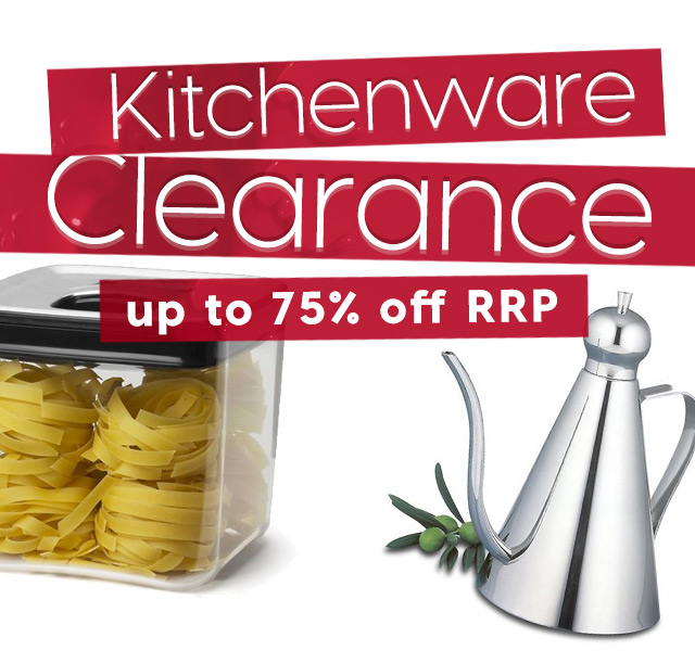 Up to 75% off RRP in Peter’s Kitchenware Clearance Newsletter