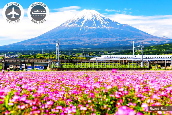 JAPAN: 12 Day Rail Package Including Flights for Two $5,998