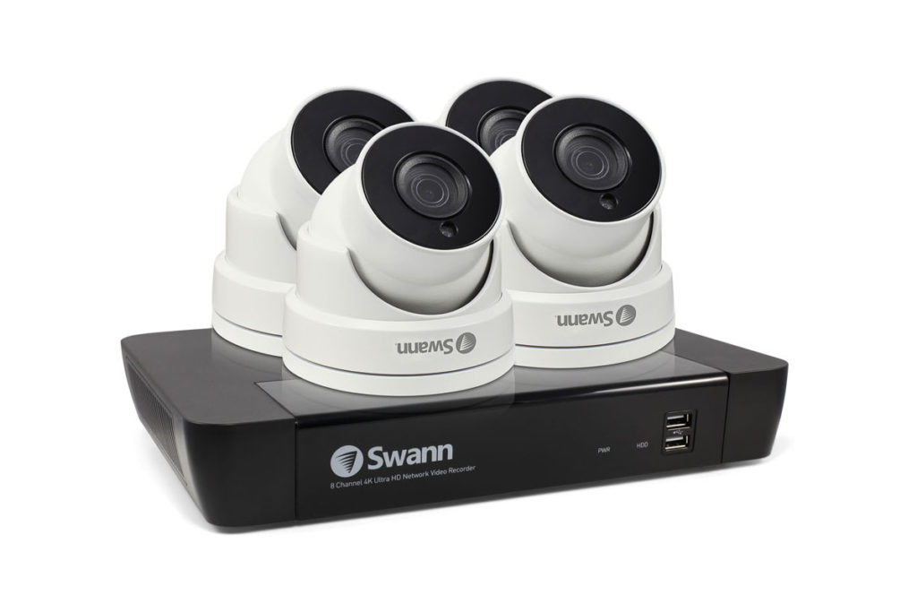 Swann 8 Channel 5MP Super HD 2TB NVR with 4 x 5MP Dome Cameras $899