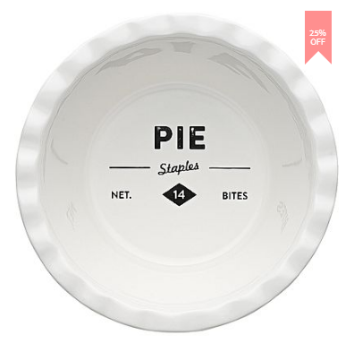 25% off Staples Foundry Pie Dish, Deep, 13cm now $4.46 (was $5.95)