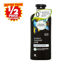Herbal Essences Bio Renew Hydrate Coconut Milk Conditioner 400ml only $3.99 ( Don’t Pay RRP: $11.99)