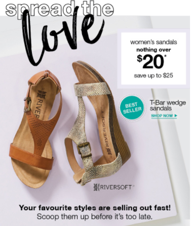 Women’s Sandals NOTHING OVER $20