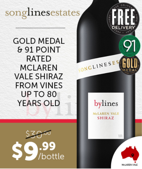 Reloading Two Of 2017’s Best Sellers. $9.99 + Fɾee Delivery. Gold Medal McVale Shiraz & Marlborough Sauvy.