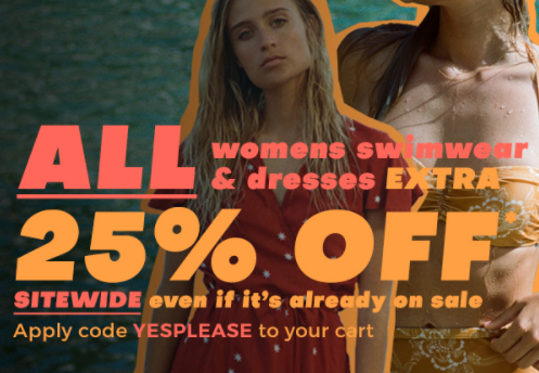 Ends tonight! EXTRA 25% off ALL swimwear & dresses | Whitney Tank Dress $17.95