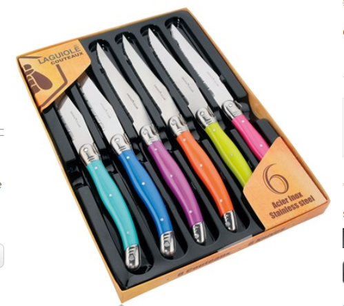 Up to 60% Off	| Laguiole 6 Piece Knife Set $20.00 + free delivery on first order (rrp $31.00)