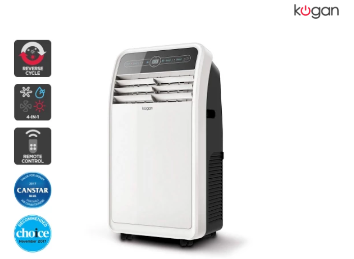 Up to 64% Off Air Cons | Kogan 12,000 BTU Portable Air Conditioner (3.5kW, Reverse Cycle) $299 + FREE SHIPPING (Was $839)