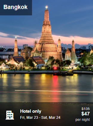 SAVE UP TO 50% ON SELECTED HOTELS | Bangkok, Thailand from $47 only!