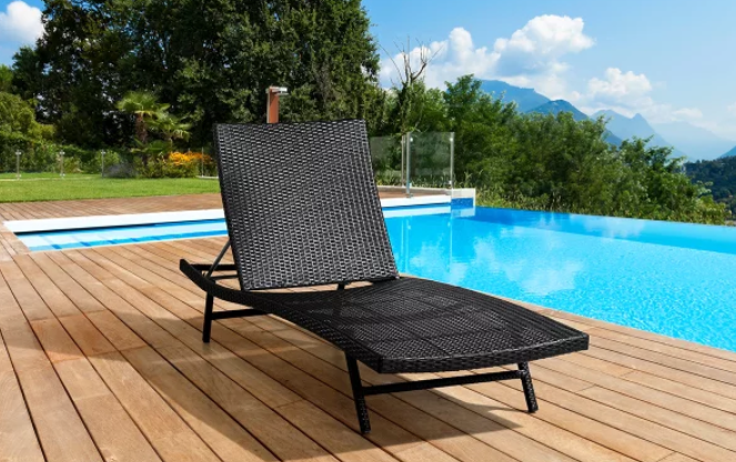 Shangri-La Wicker Sun Lounger (Dark Brown) $149 + FREE SHIPPING (Was $199)