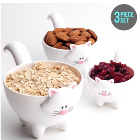 Assorted Meow Measuring Cups – Lucky Dip $8.99 + free delivery on first order