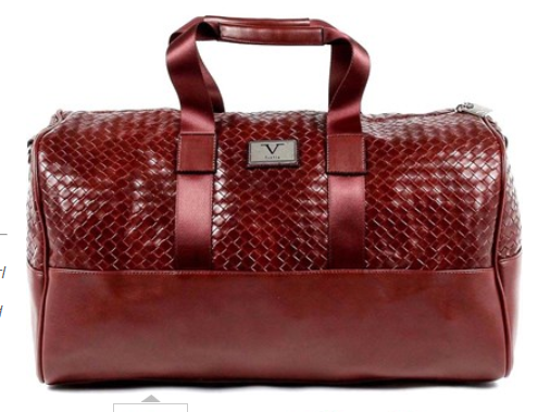 Versace 1969 Abbigliamento Sportivo SRL Milano Ita Holdall  Ve023 Red Claretred $79.00 + free delivery on first order (rrp $339.00)