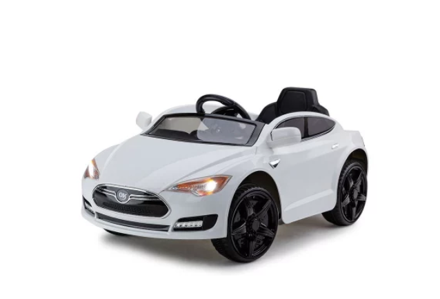 Tesla S Model Inspired White Kids Ride On Car now $119 FREE SHIPPING RRP $279