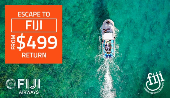 Seas the day with flights to Fiji from $499