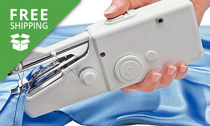 Portable Handheld Cordless Electric Sewing Machine: One ($19) or Two ($35)