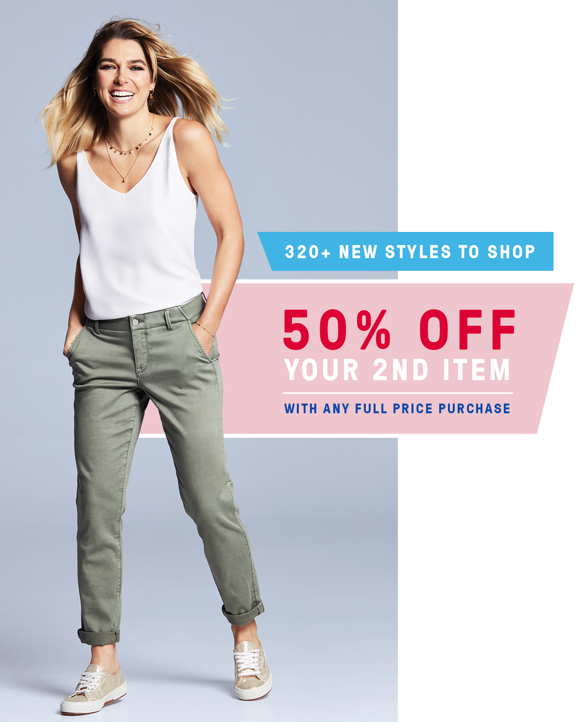 New Amaze Denim + your 2nd item 50% off!