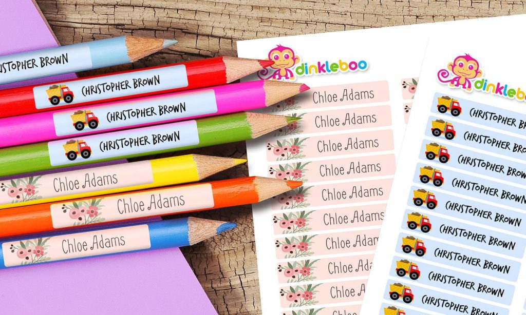 $6 for a 76-Pack of Dinkleboo Personalised Mini Name Labels, Redeemable Online (Don’t Pay $19.99)