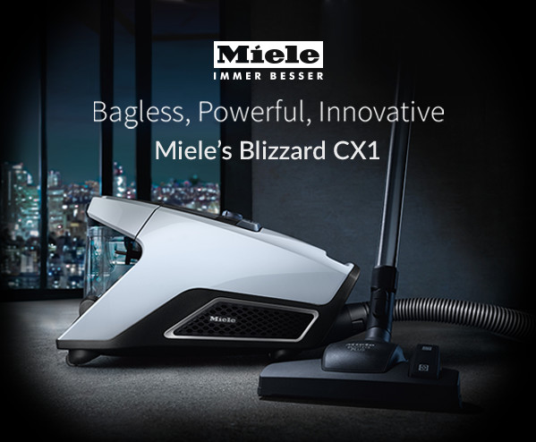 Discover powerful vacuuming like never before | Miele Blizzard CX1 Excellence Bagless Vacuum Cleaner ONLY $698