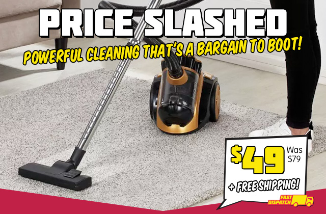 Cyclonic Power Vacuums $49 – Up to 50% OFF!