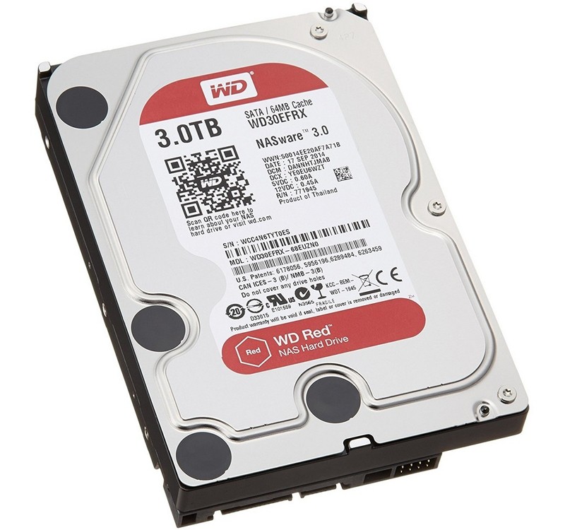 Western Digital WD30EFRX CAVIAR RED/ 3TB/ INTELLIPOWER/ DDR2/ 64MBs/ 3.5 $145.00