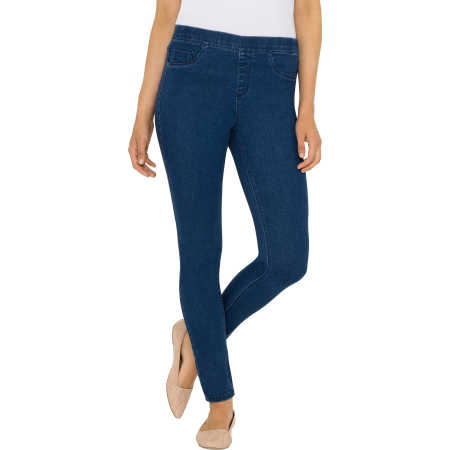 B Collection Women’s Long Jeggings – Blue $15.00