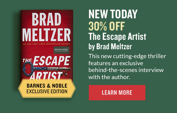 30% Off Hardcover Bestsellers  | The Escape Artist (B&N Exclusive Edition) $16.80 (rrp $28.00)