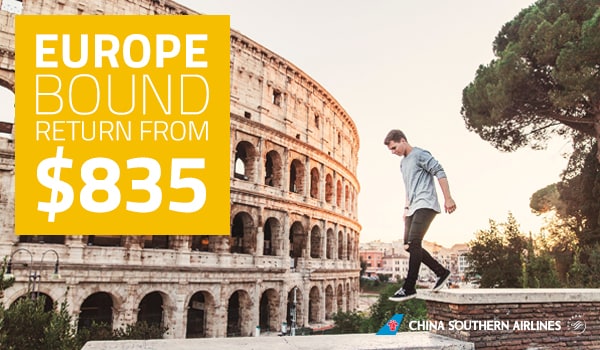 Europe bound from $835 return!