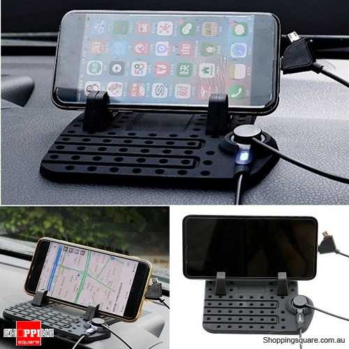 Non-Slip Car Dashboard Charging Holder Stand Mount For iPhone Samsung GPS $6.95 (Was: $12.95)