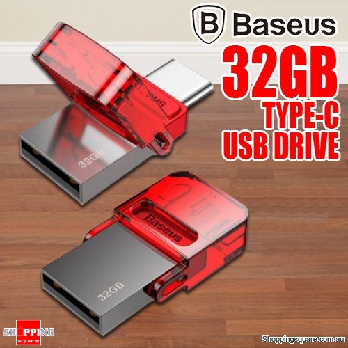 Baseus 32GB Type-C USB Flash Drive Memory Stick For Smart Phone PC Laptop $19.95 (Was: $31.95)