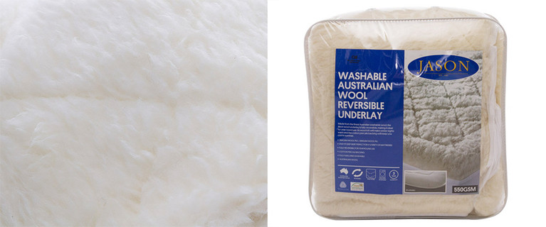 Reversible Australian Wool Fitted Bed Underlay! From Only $79