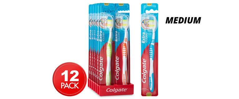 12 Piece Colgate Extra Clean Toothbrush Pack! Only $12