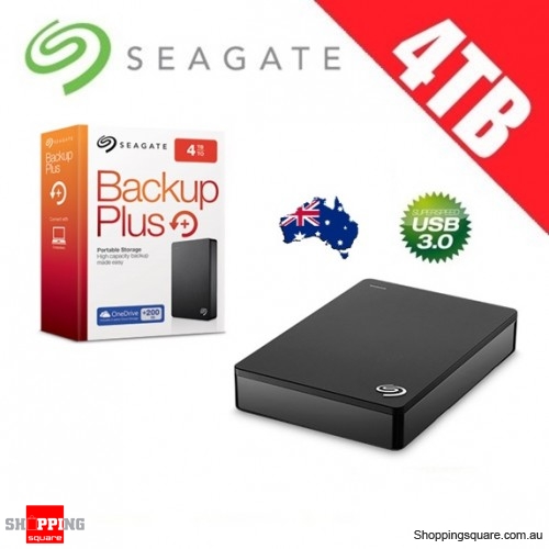 Seagate Backup Plus 4TB Portable External Hard Drive USB 3.0 (Black) STDR4000300 $148.95 (Was: $165.50)