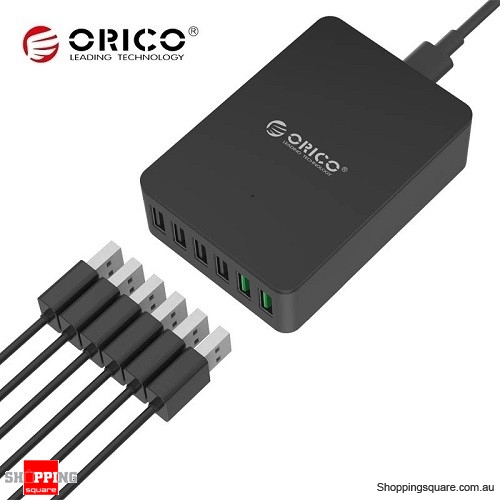 ORICO QSE-6U 5V 6-Port USB Charging Port Desktop Charger $29.95 (Was: $45.95)