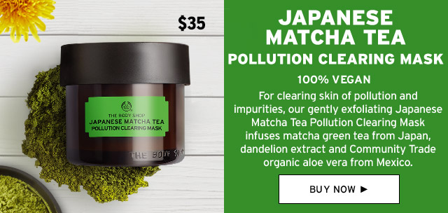 Japanese Matcha Tea Pollution Clearing Mask   $35.00