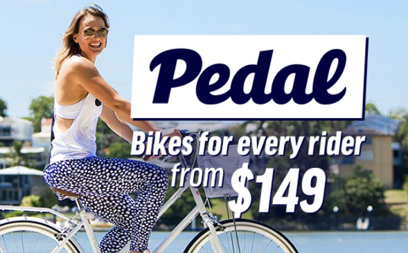 NEW Pedal bikes starting from $149