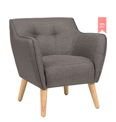 Livin’ it up in style with up to 35% off | Nora Armchair, Dark Grey NOW $239.96 (WAS $299.95)