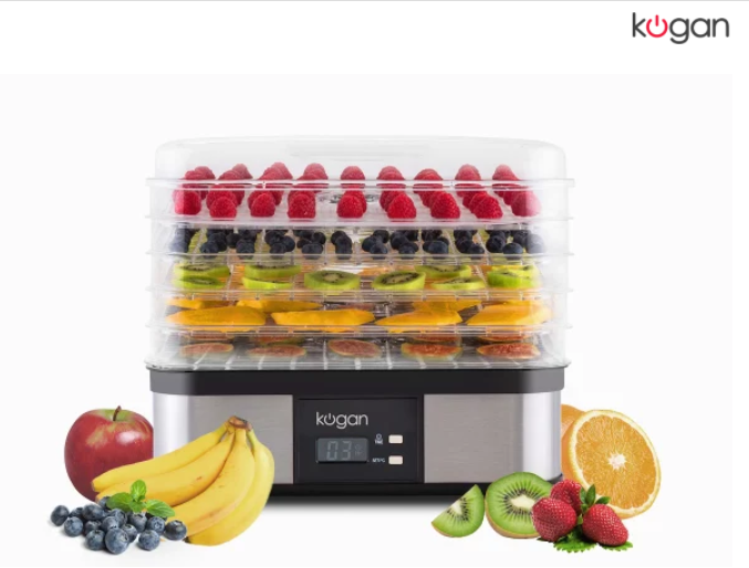 Kogan Electric Food Dehydrator $49 + FREE SHIPPING (Was $79)