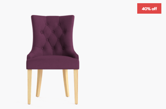 Up to 40% Off + Express Dispatch | Espen® Scoop Back Dining Chair Now $179.00 (rrp $299.00)