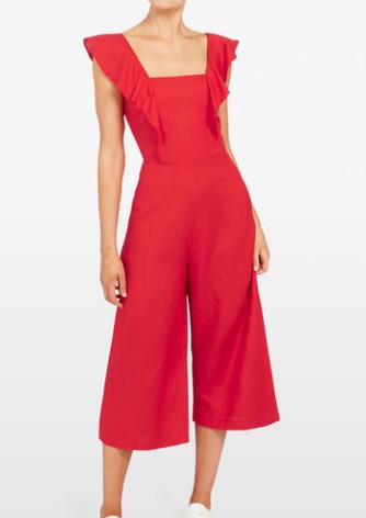 Take A Further 20% Off Sale! FRILL SLEEVE JUMPSUIT A$129.95 (rrp A$169.95)