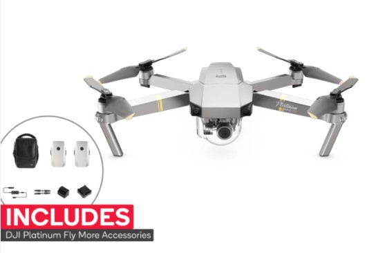 DJI Mavic Pro Platinum Drone – Fly More Combo $1,899 + Delivery (Was $2,199)