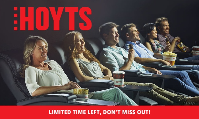 EXCLUSIVE OFFER – HOYTS Cinema Tickets – Child ($7.50), Adult ($9.99) or LUX ($24.99), Choose from 38 Cinemas!