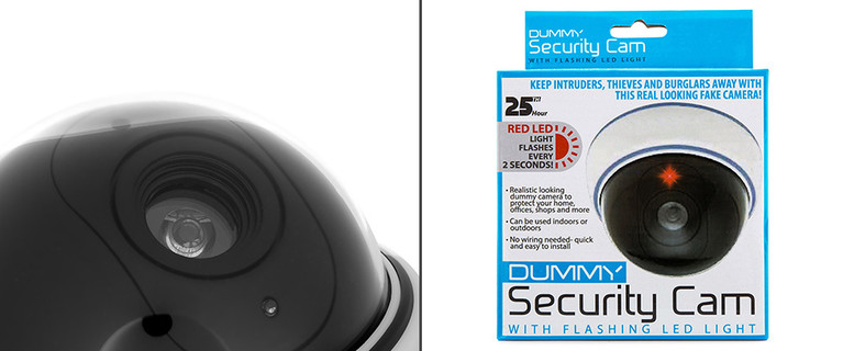 Trick Potential Burglars and Keep Your Home Safe with This Dummy Security Camera with Flashing LED Light! Only $12