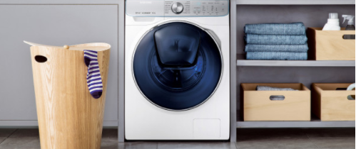 Samsung 8.5kg QuickDrive Crystal Blue Door Front Load Washing Machine with Steam $1577 + Bonus Local Delivery, Installation & Removal + Bonus 6kg OMO