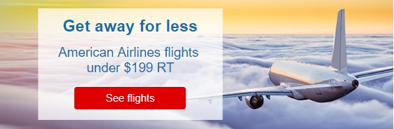 American Airlines flights under $199 roundtrip