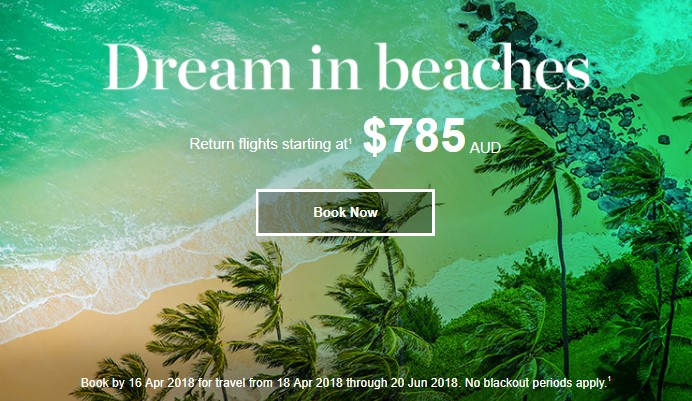 Relaxation and Hawaii getaways just go together – find fares from $785 AUD Return