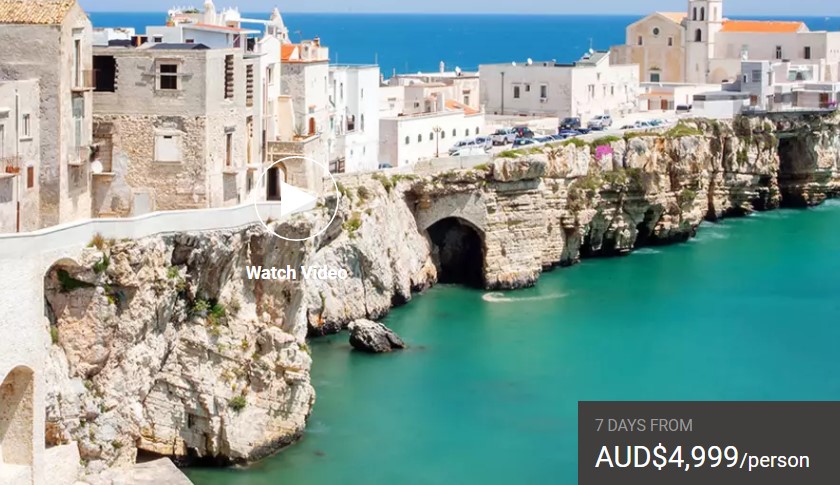 Discover the Gastronomy of Italy’s Best-Kept Secret 7 DAYS FROM AUD$4,999 /person