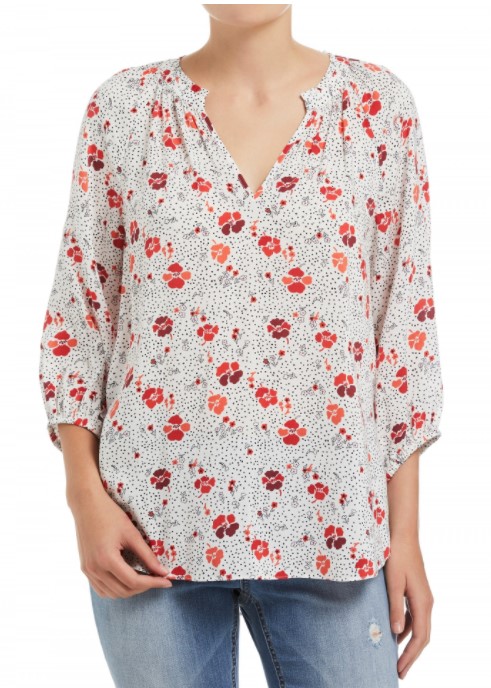 extra 25% off sale merchandise | Petal Spot Peasant Blouse $44.96 (was $89.95)