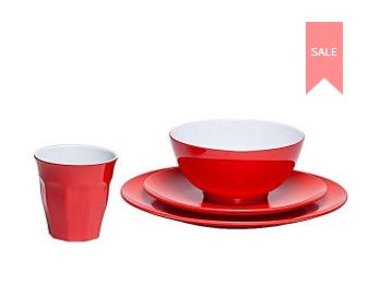 Up to 30% OFF table and kitchen essentials | Barel 4-Piece Melamine Set NOW $17.96 (was $23.95)